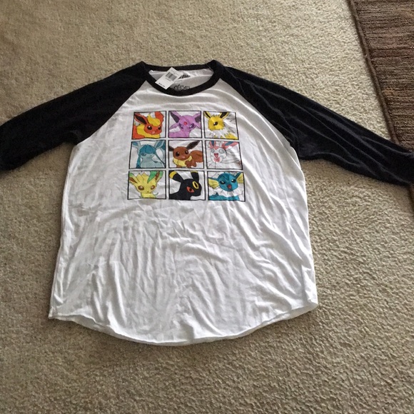 Pokémon Raglan T-shirt - Picture 1 of 5